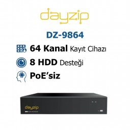 Dayzip DZ-9864 64 Kanal Nvr Kayit Cihazi